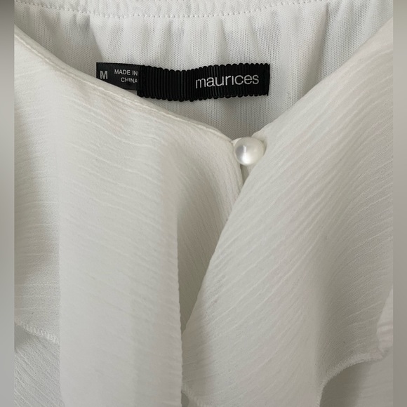 Maurice’s White & Mint Dress - Picture 4 of 4